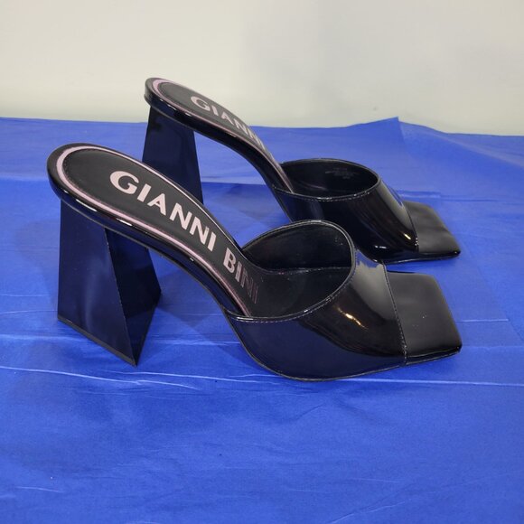 Gianni Bini Patent Leather Mule Heels- Like Barbie! - Picture 5 of 12